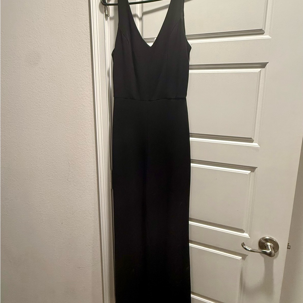 Elegant Black Sleeveless Jumpsuit